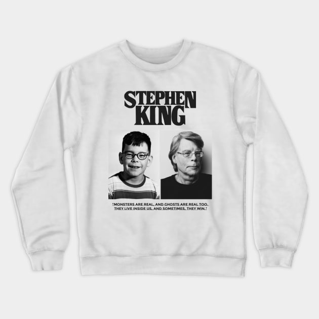 Stephen King Crewneck Sweatshirt by Magic Inside